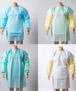 blue reusable Surgical gown