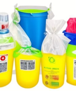 contaminated sharps container