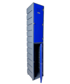 Flat Top Solid Plastic Lockers