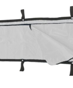 Body bag PVC 550 micron heavy duty unsupported XX large