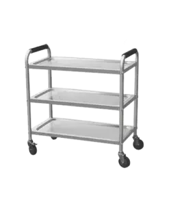 3 Tier Tea/food Trolley Tr 632oe 63b/ss