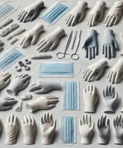 Ansell Gloves HyFlex Size 11, Blue FORTIX Nitrile Foam Coating, Cord Waistband, Length 200-248mm, Pack of 12 Pairs