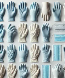 Ansell Gloves HyFlex Size 8 White, Nylon/Polyester-Backing Fabric, 210-265mm, Fingertips Coating, Pair