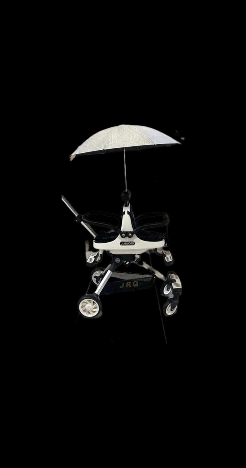 Baby twin stroller pram