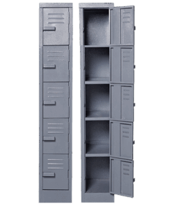 Solid Steel Locker Five Tier
