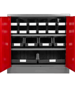 Red Door – Linbin ® Storage Bin Half Size Cabinet Kit