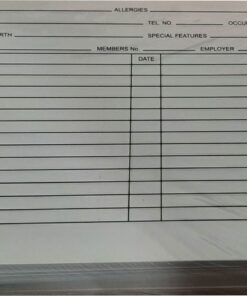 Medical Record Cards – 1000s