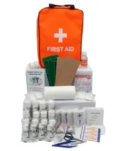 Regulation 3 (Factory) First Aid Kit (Government Spec) with First Aid Bag - Orange