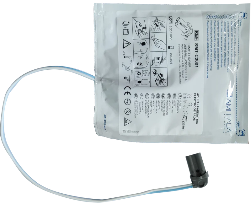 Disposable Pediatric Pads (patient from 1 to 8 years old or <25Kg) 1 pair