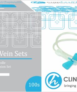 Scalp Vein Set (Butterfly Needle) 23g 30cm – 100 Clinihealth
