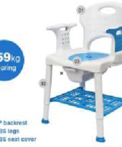 Heavy Duty Shower and Commode Chair