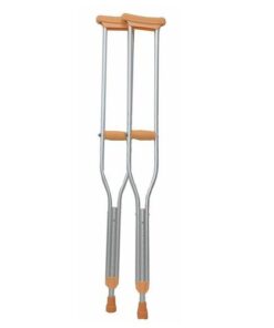 Aluminum Underarm Crutches Large – 1 Pair