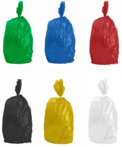 240L Wheelie Bin Refuse Bags 50 Micron Pack of 50’s (50mic X 1200 X 1300)