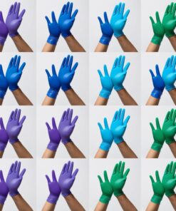 Unigloves Vinyl Gloves Size L 8-9 "PREMIUM", Non-Sterile, Powder-Free, Pack of 100