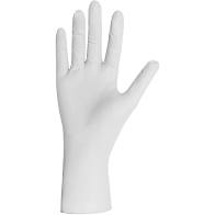 Alternative view of powdered medical gloves