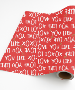 I LOVE YOU – Giftwrap (5m x 50cm)