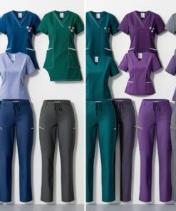 women's royal blue scrubs