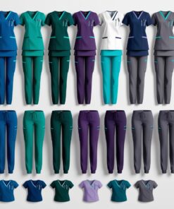 Cotton medical scrubs