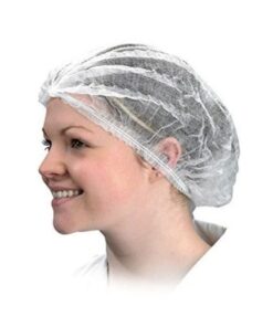 Mop Caps Single Stitch (100’S) White