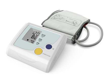 BP Meter 08E – Big Font, Stores 199 Readings