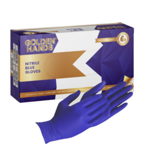 Cool Blue Nitrile Gloves 3.5g Golden Hands – Examination