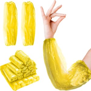 Yellow Plastic (p.e.) Sleeve Protectors