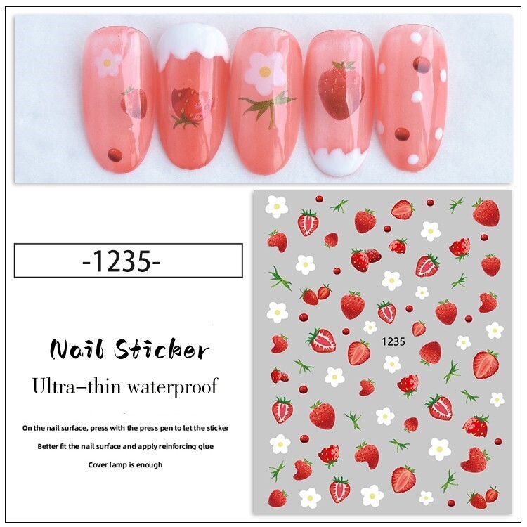 Alternative view of Nail Art Sticker - #1235