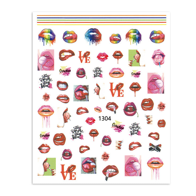Nail Art Sticker - #1304