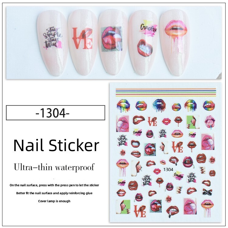 Alternative view of Nail Art Sticker - #1304