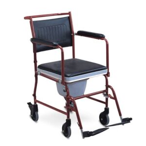FS-691 Commode Chair with Wheels