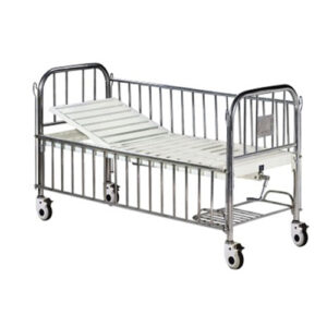 Epoxy coated Semi-fowler child bed with S.Sguard rails & head board