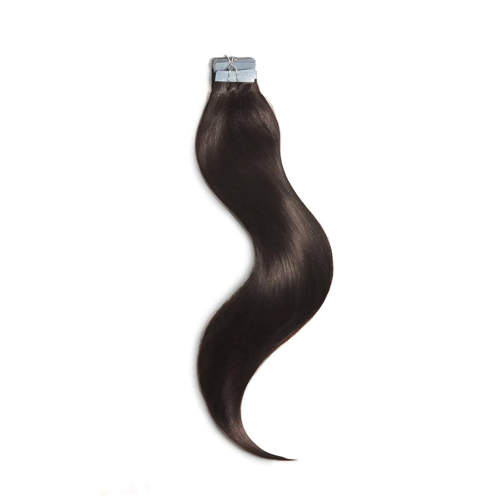 Tape in Hair Extensions - #2 Darkest Brown - 20inch