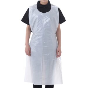 Plastic Aprons White 71 – 117cm 6g/unit