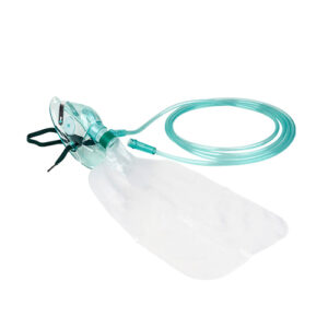 Adult Non-Rebreather Oxygen Mask with Tubing & Reservoir Bag (Sterile)