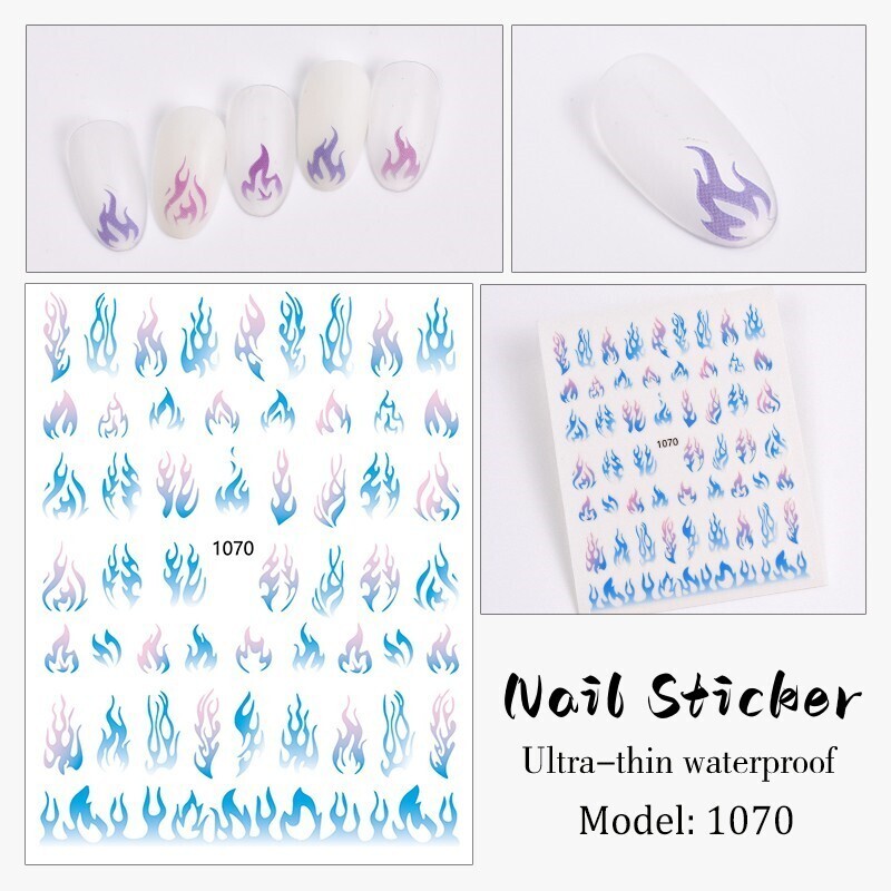 Alternative view of Nail Art Sticker - #1070