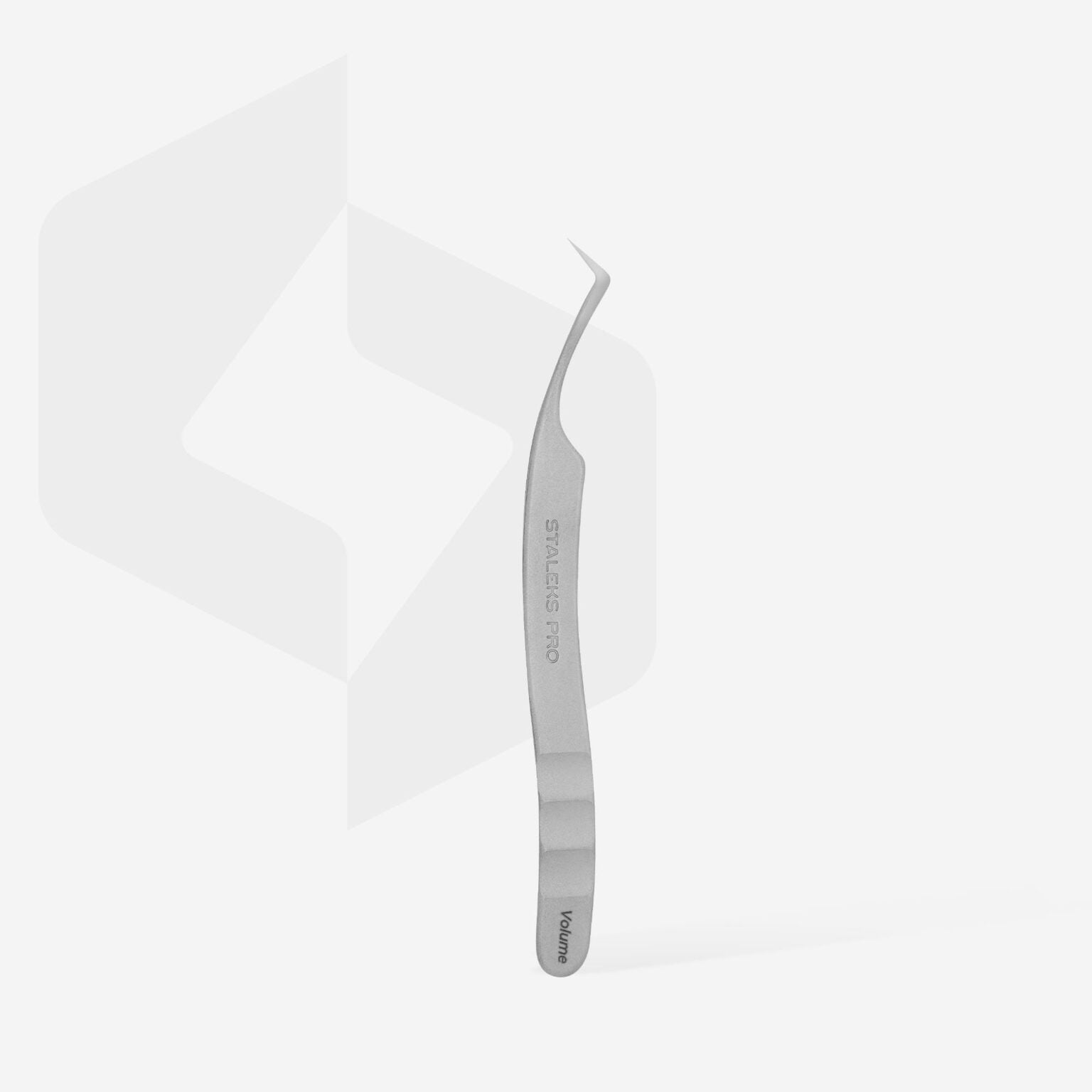 Staleks Professional eyelash tweezers EXPERT 41 TYPE 2 (L-shaped, 40?)