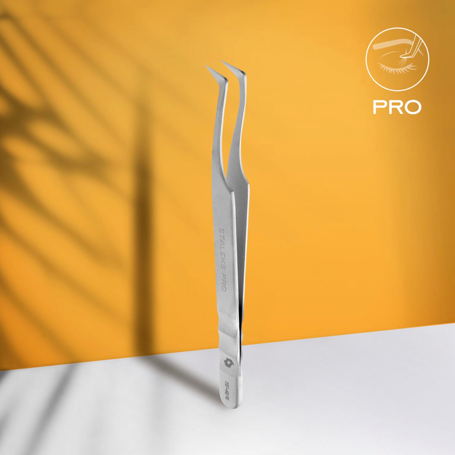 Staleks Professional eyelash tweezers EXPERT 41 TYPE 6 (L-shaped, 75?) - Image 5