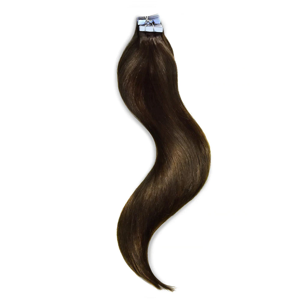 Tape in Hair Extensions - #4 Medium Brown - 20inch
