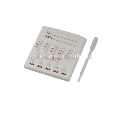 Alternative view of Safecare Single-Drug 6 Screen Test Device – Urine