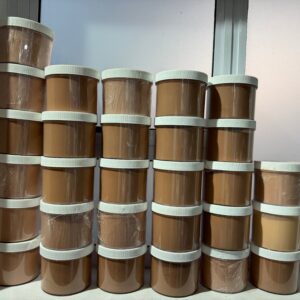 Loose sheer powders mixed