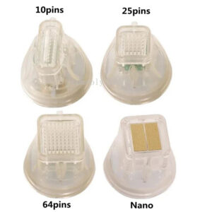 Alternative view of RF Microneedle heads