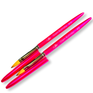 Alternative view of Glam Kolinsky Acrylic brush