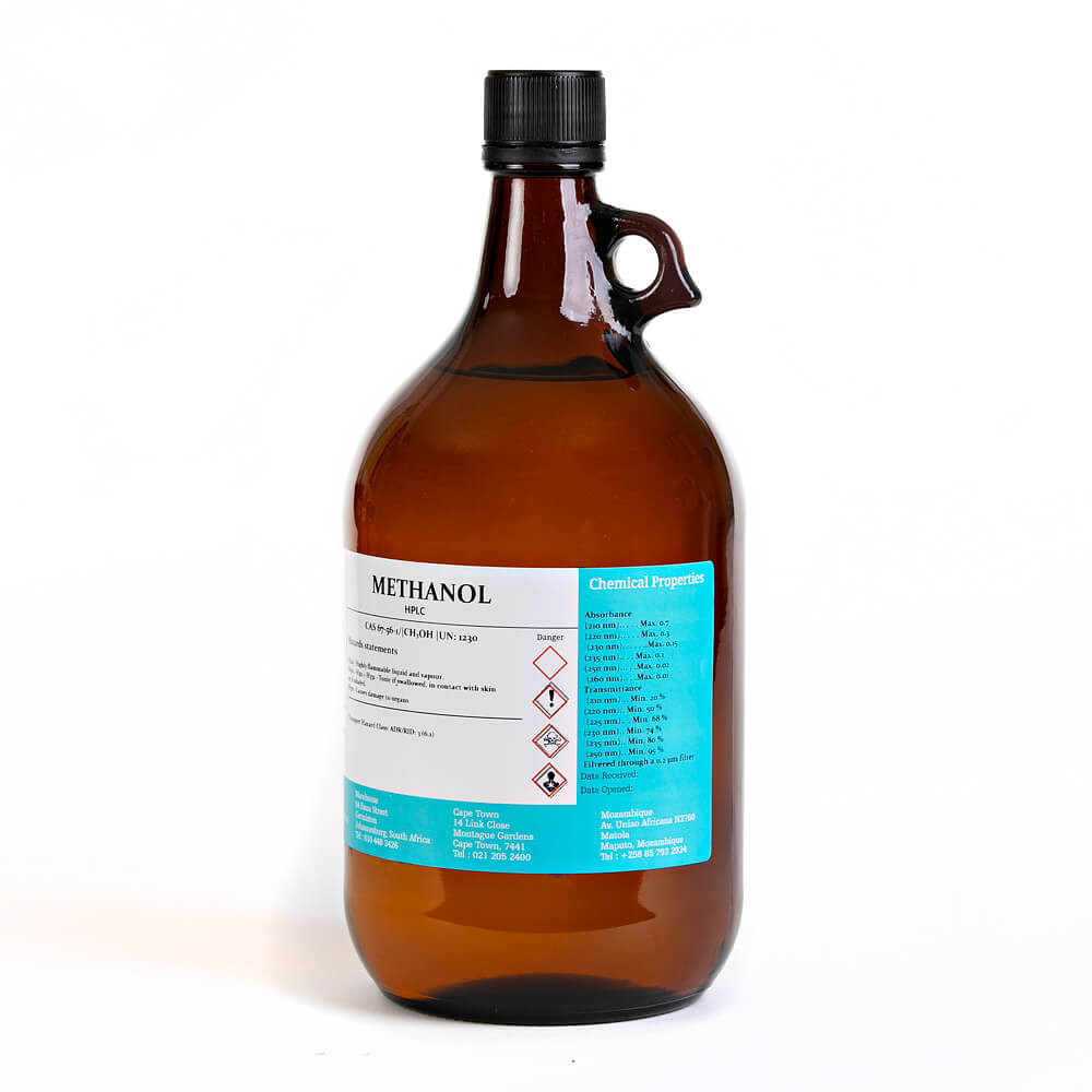 Methanol 99.9% for HPLC Gradient Grade 2.5L - Image 3