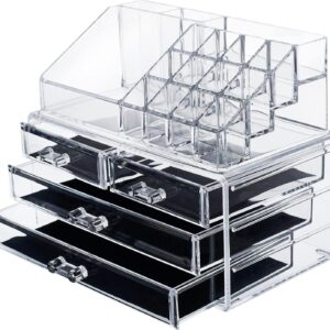 i-Spa Glam Multi Storage Display - CLEAR