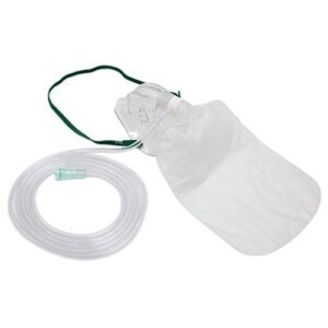Alternative view of Adult High-Concentration Oxygen Mask with Non-Rebreather Bag