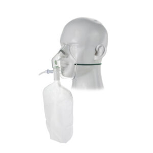 Adult High-Concentration Oxygen Mask with Non-Rebreather Bag