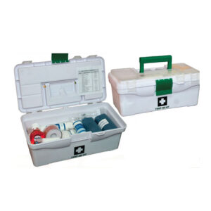 First aid white tool box for reg 3 or 7 Empty
