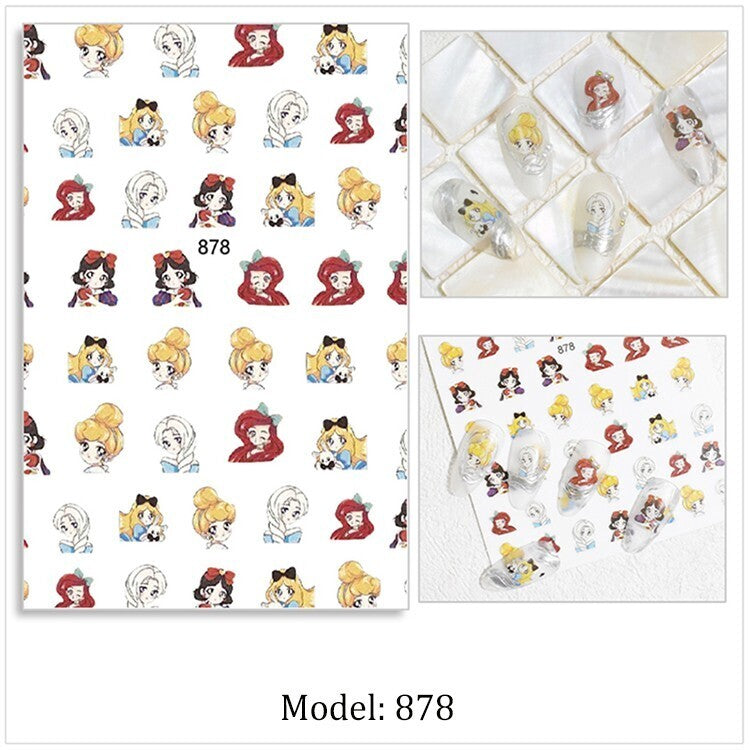Alternative view of Nail Art Sticker - #878