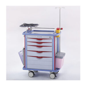 F-5-1-11 Emergency Trolley with 5 Drawers