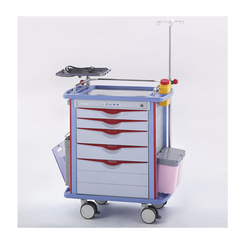 F-5-1-11 Emergency Trolley with 5 Drawers